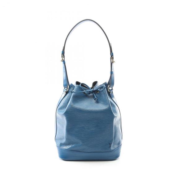 Louis Vuitton Noe Shoulder Bag, Epi Leather, Women's, Blue, M44005 - Picture 1 of 9